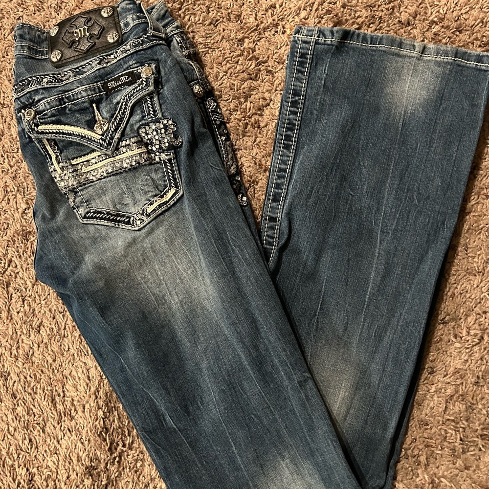 MISS ME WIDE LEG JEANS